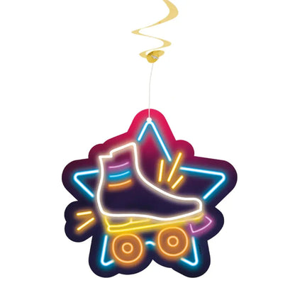 2 Swirls Décoration - DISCO FEVER