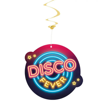 2 Swirls Décoration - DISCO FEVER