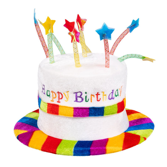 Chapeau enfant Rainbow pie 'Happy Birthday'