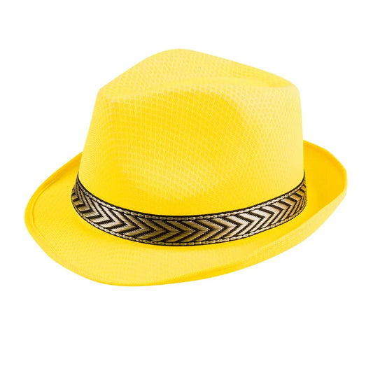 Pc. Chapeau Funky jaune