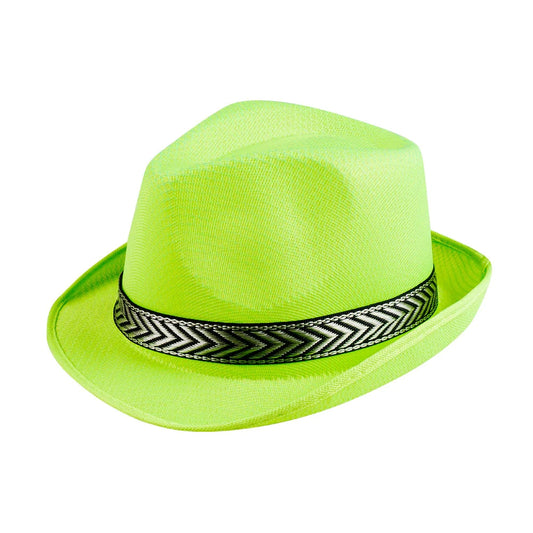 Pc. Chapeau Funky vert fluo