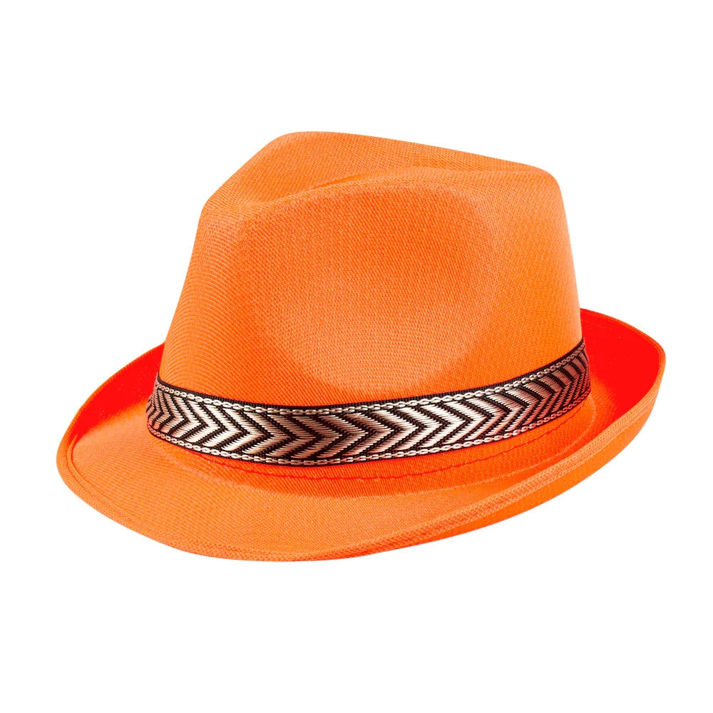 Pc. Chapeau Funky orange fluo