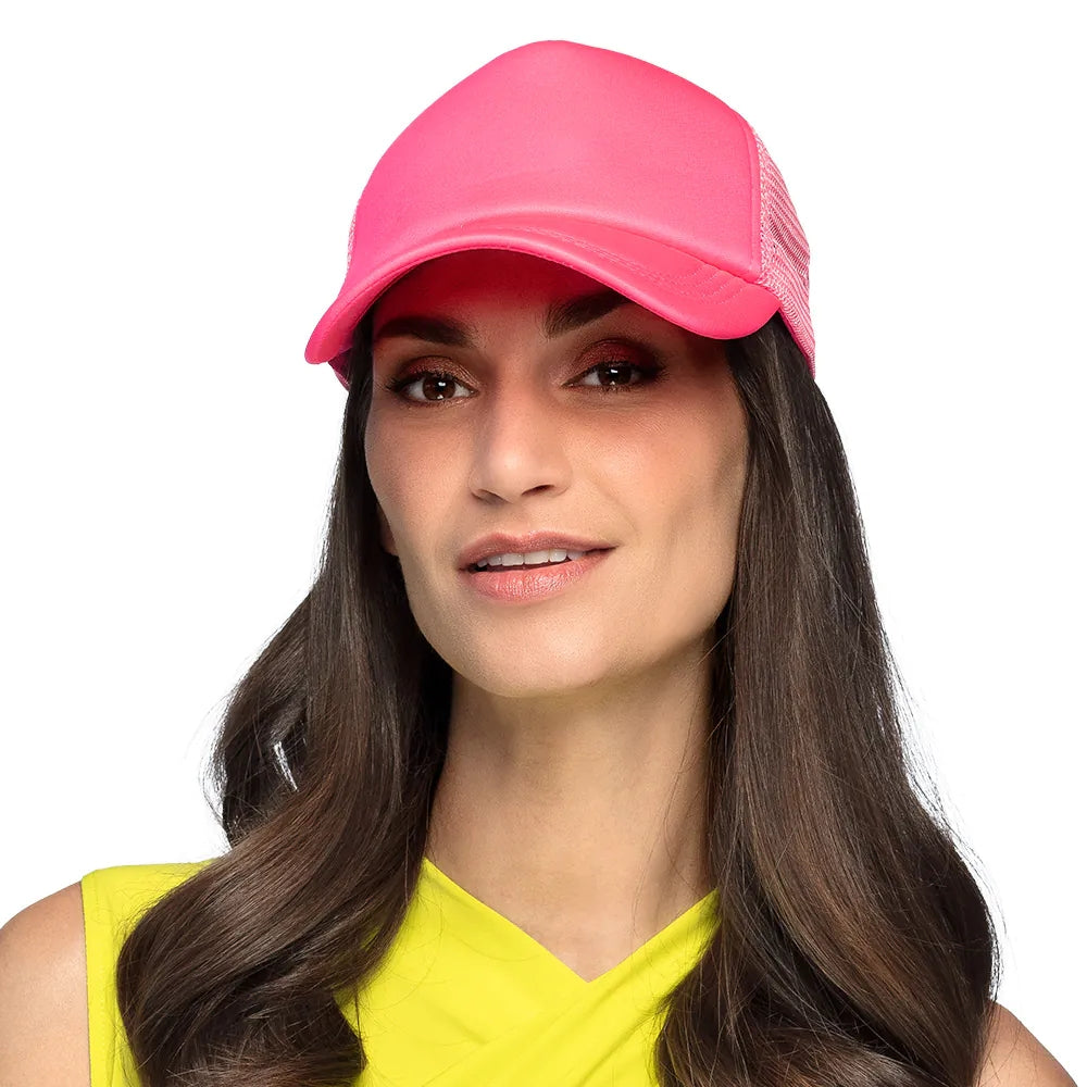 Pc. Casquette Fluo rose (réglable)