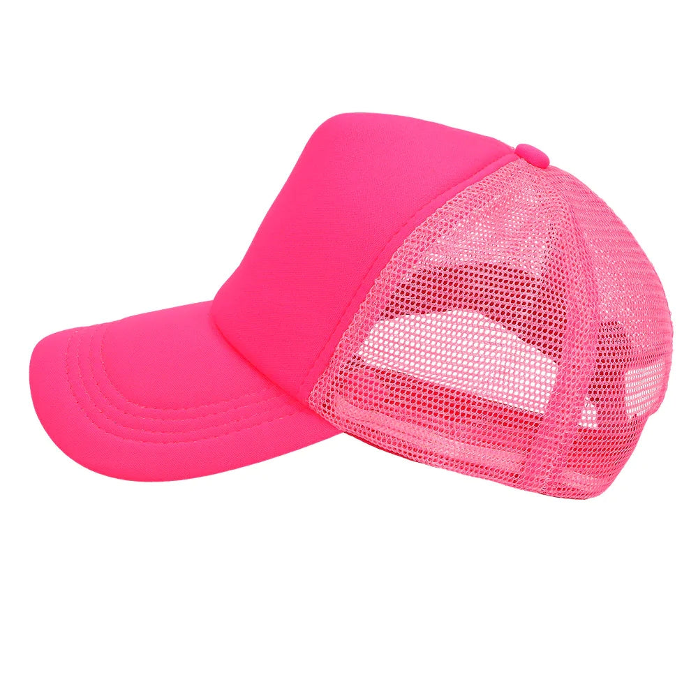 Pc. Casquette Fluo rose (réglable)