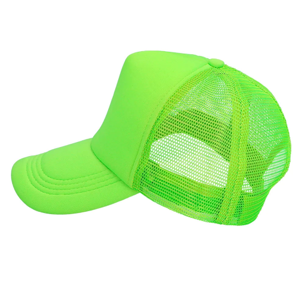 Pc. Casquette Fluo vert (réglable)