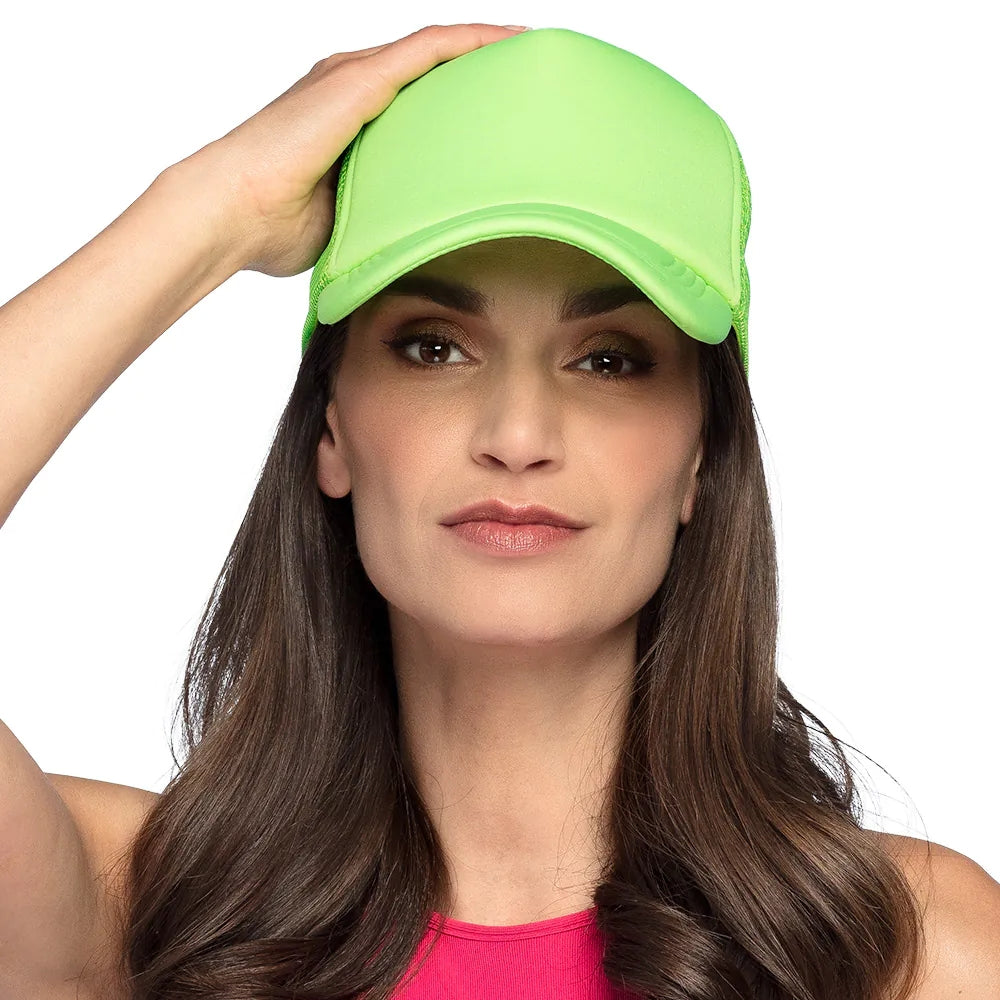 Pc. Casquette Fluo vert (réglable)