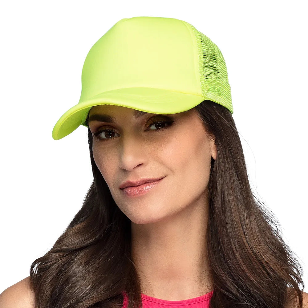 Pc. Casquette Fluo jaune (réglable)