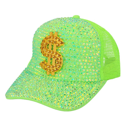 Casquette Dollar fluo réglable (Coloris au choix)