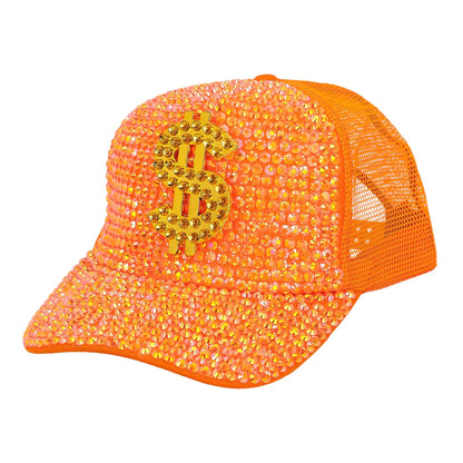 Casquette Dollar fluo réglable (Coloris au choix)