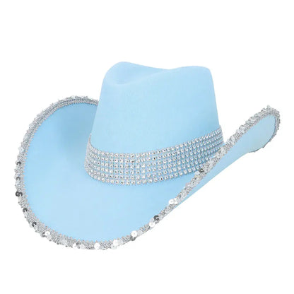 Chapeau Cowboy Spark Bleu Clair