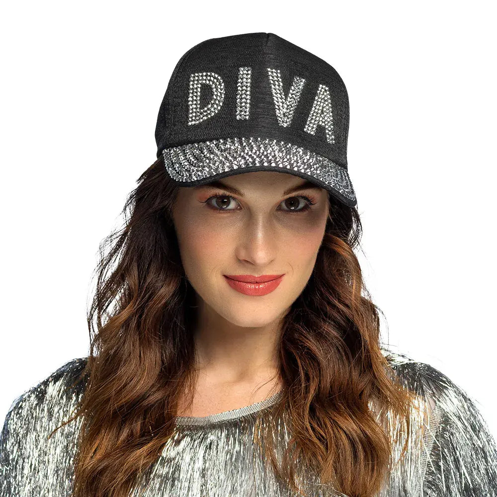 Casquette 'Diva' Diamond (réglable)