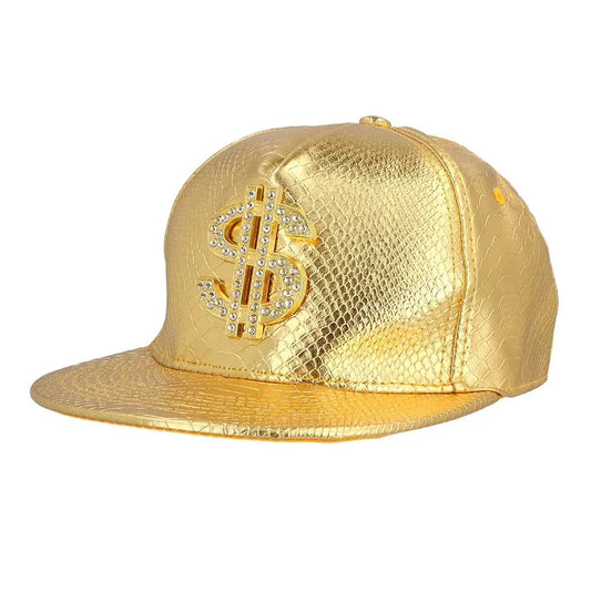 Casquette "$" Or