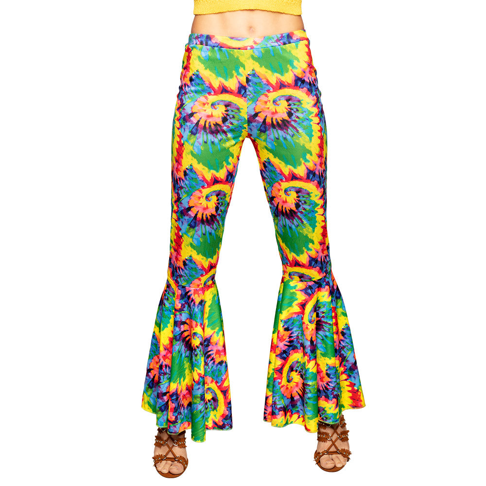 Pc. Pantalon flare Hippie (M stretch)