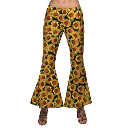 Pantalon Évasé / Patte d'Eph - Sunflower (Adulte Taille M Stretch)