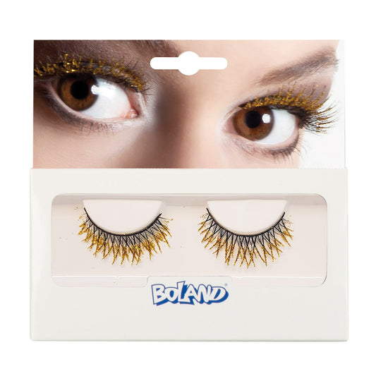 Pr. Faux cils Glitter or