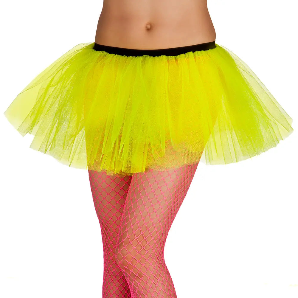 Tutu jaune fluo - Taille unique