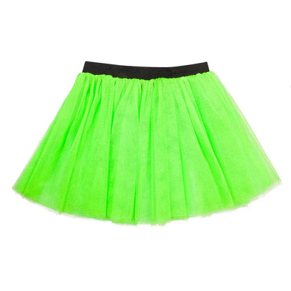 Tutu vert fluo - Taille unique
