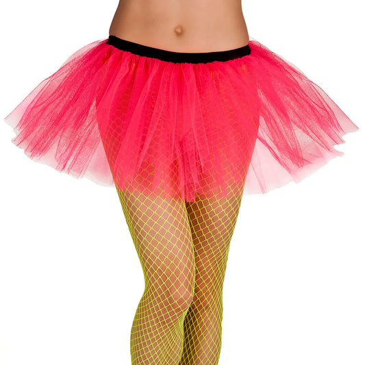 Tutu rose fluo - Taille unique