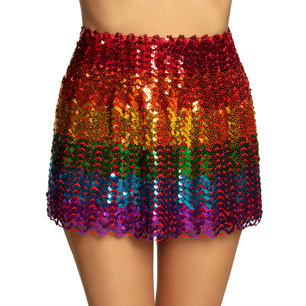 Minijupe Sequins multicolore - Taille M