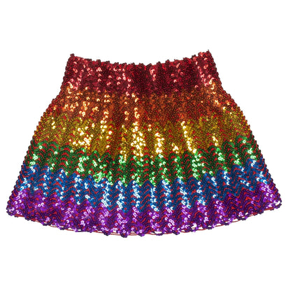 Minijupe Sequins multicolore