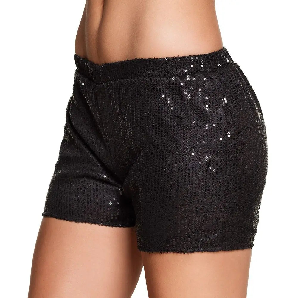 Short Sequins noir - Taille M