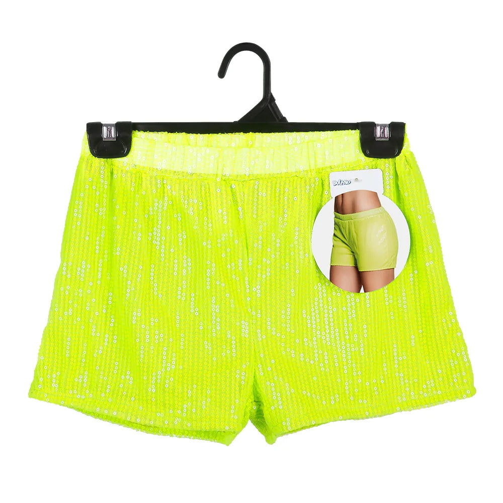 Culotte Sequins jaune fluo