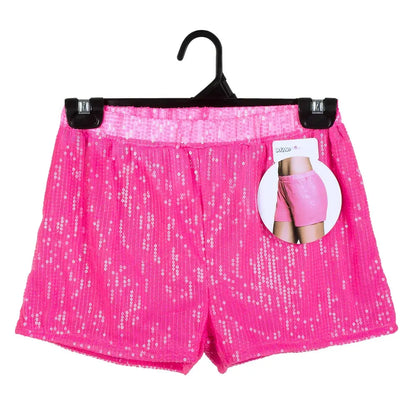 Short Sequins rose fluo - Taille M