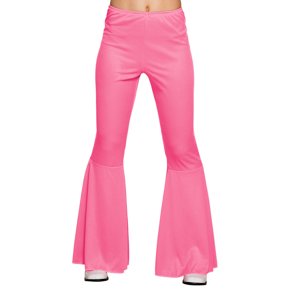 Pc. Pantalon flare rose (M stretch)