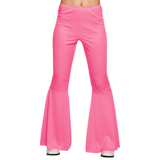 Pc. Pantalon flare rose (M stretch)