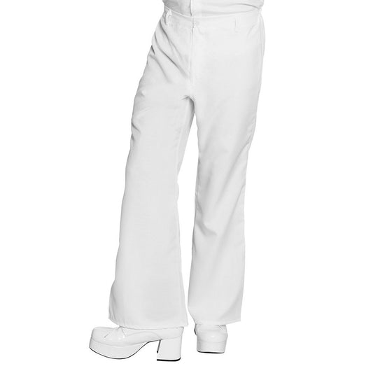 Pantalon de Danse / Disco - Blanc (Adulte Taille M/L)