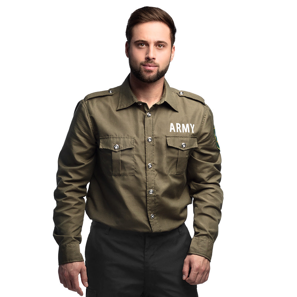 Pc. Chemise 'ARMY' (S, 46/48)