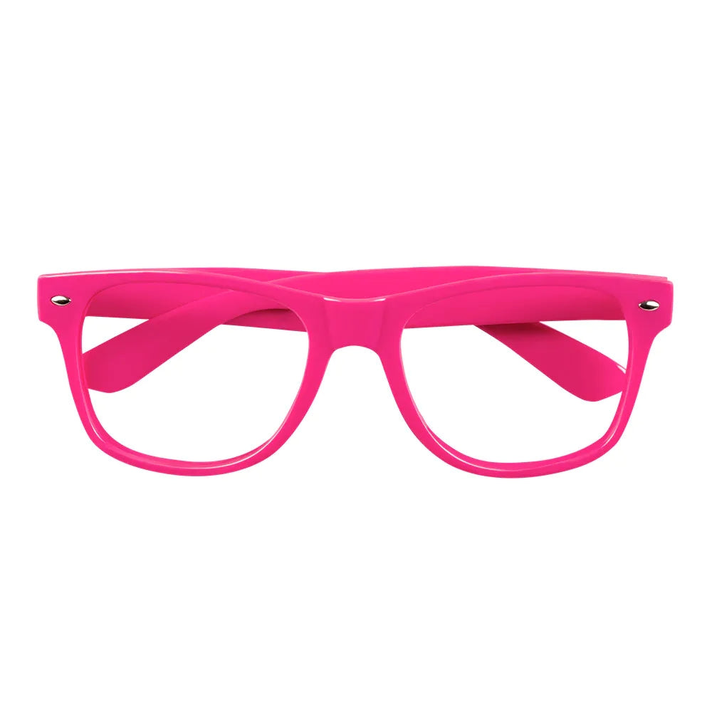 Set 3 Lunettes Party rose fluo