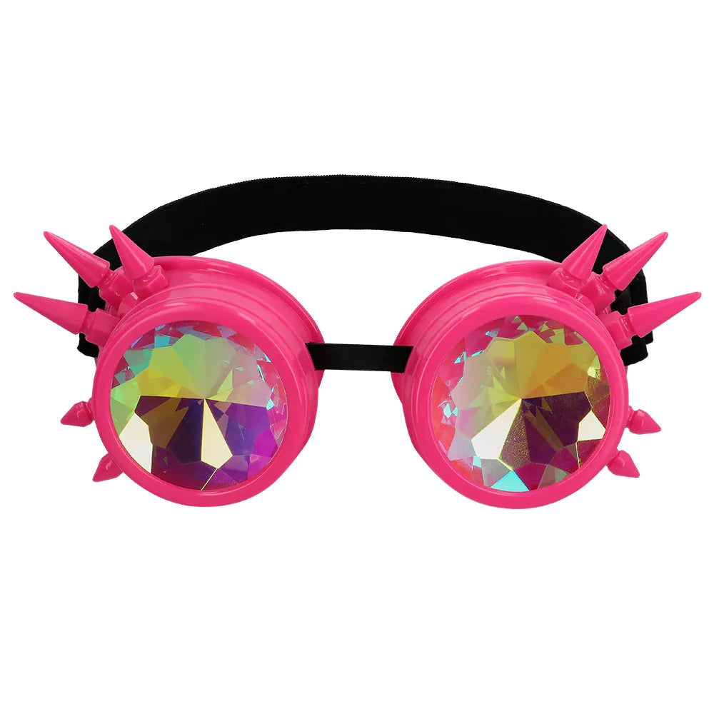 Pc. Lunettes party Festival rose fluo