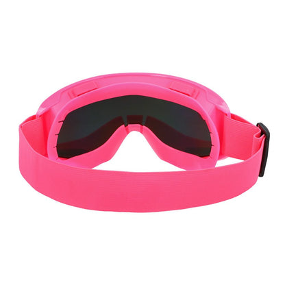 Lunettes de ski party rose fluo