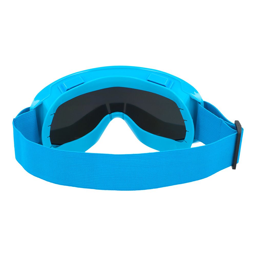 Lunettes de ski party bleu fluo