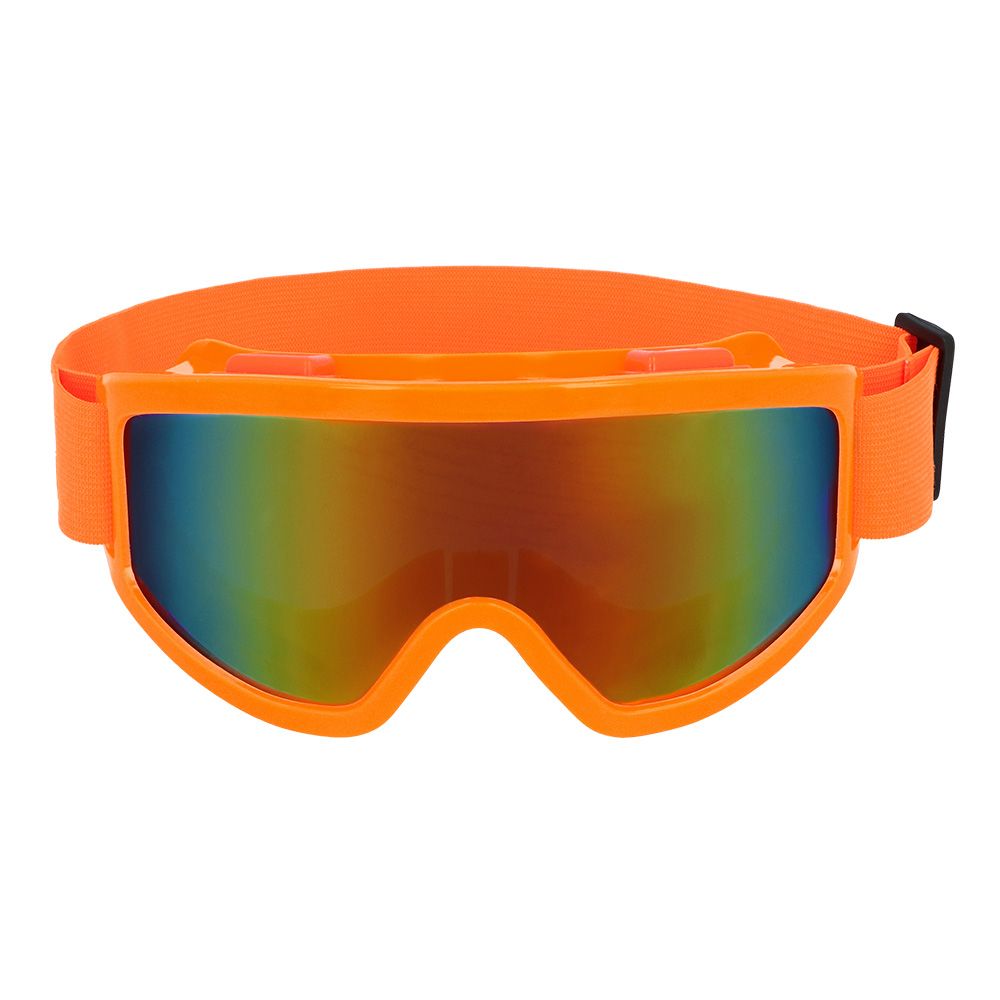 Lunettes de ski party orange fluo