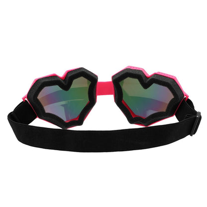 Lunettes/Masques de ski cœur rose