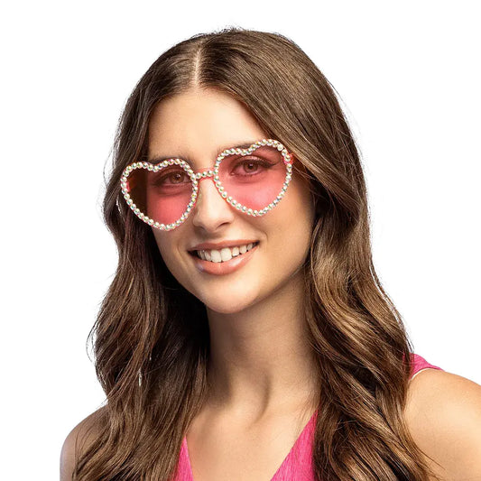 Lunettes Party Diamond Coeur