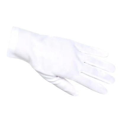 Paire Gants Blanc Poignet, Basic - Taille M/L