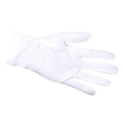 Paire Gants Blanc Poignet, Basic - Taille M/L