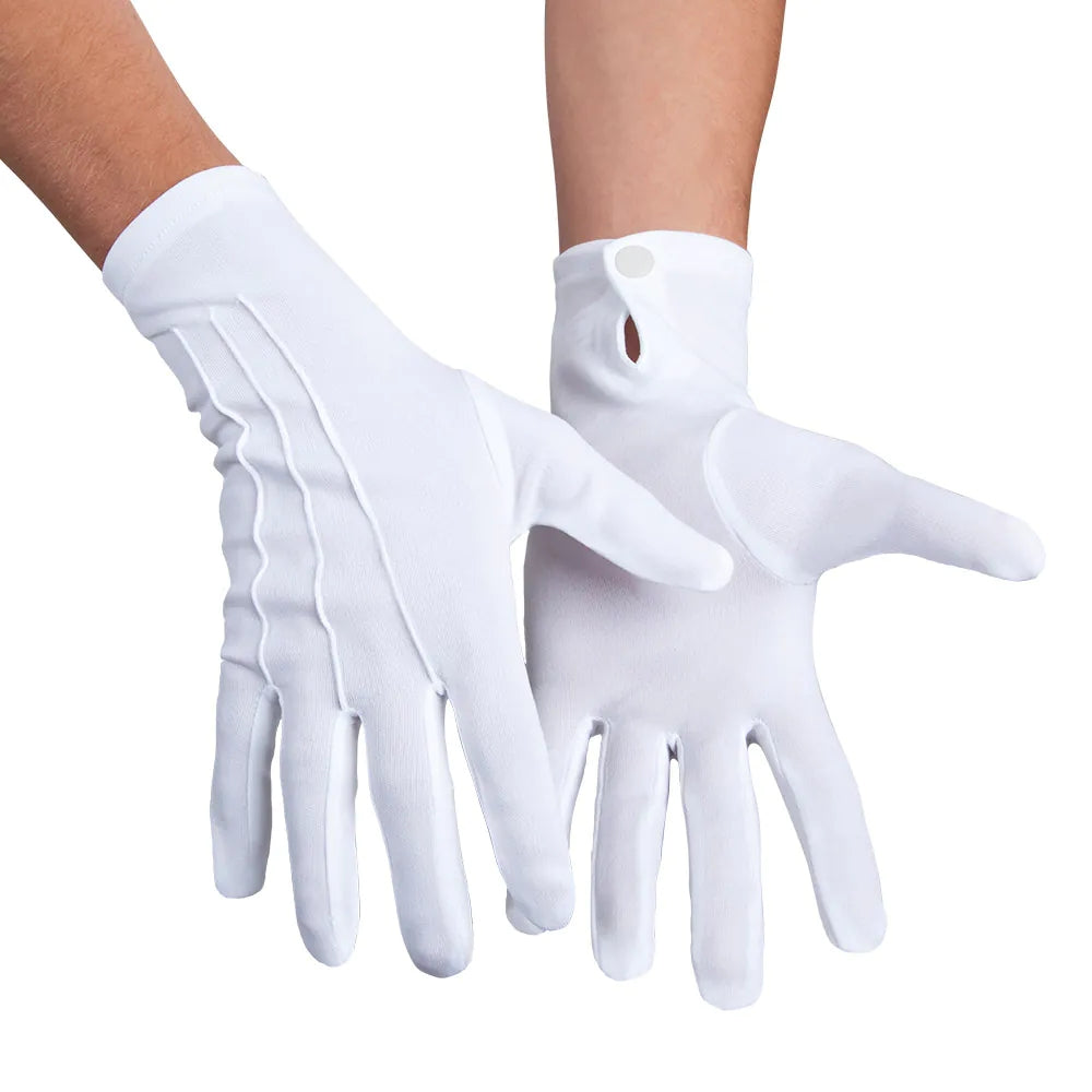 Paire Gants poignet avec bouton-pression