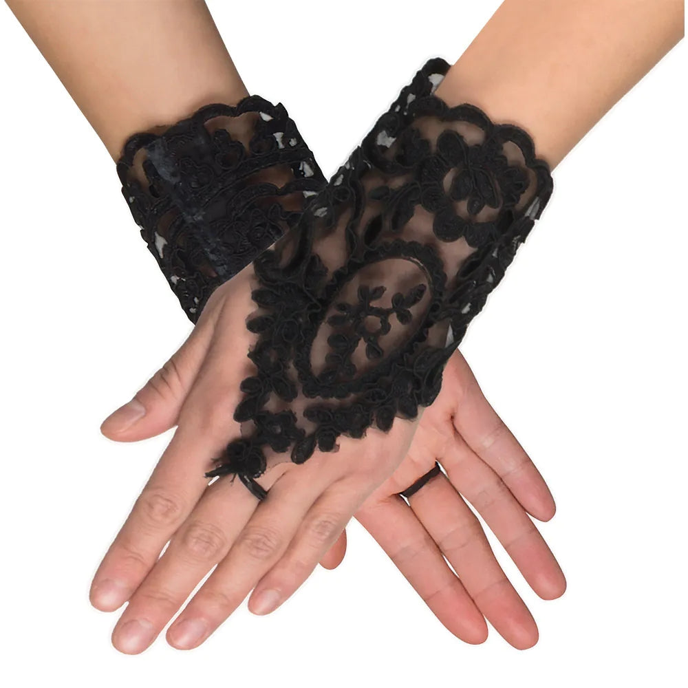 Prr Gants poignet en dentelle Florence 