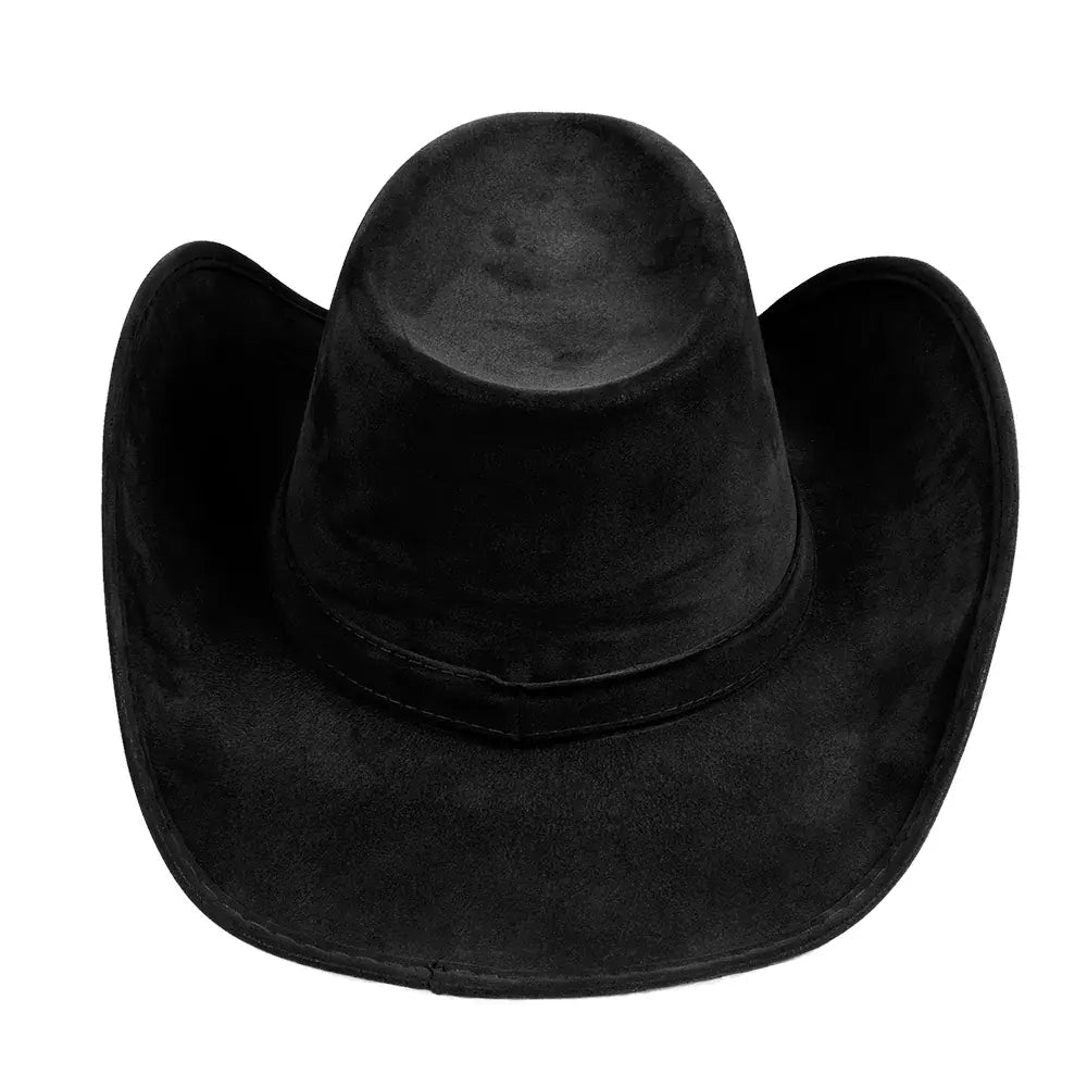 Pc. Chapeau Wyoming noir (cuir faux)
