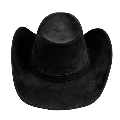 Pc. Chapeau Wyoming noir (cuir faux)