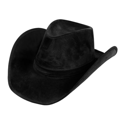 Pc. Chapeau Wyoming noir (cuir faux)