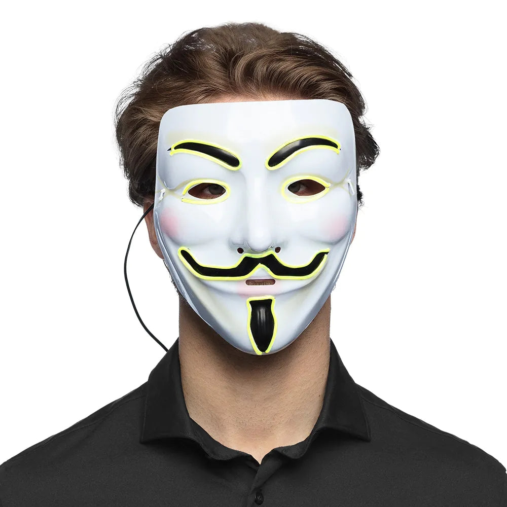 Masque lumineux LED Anonymous