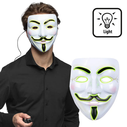 Masque lumineux LED Anonymous