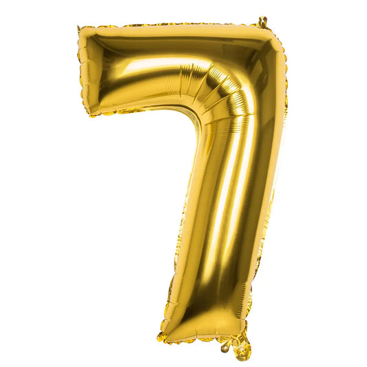 Ballon Métallisé Or 86cm - 7