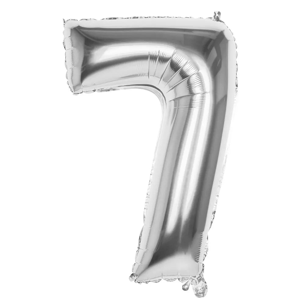 Ballon Métallisé Argent 86cm - 7