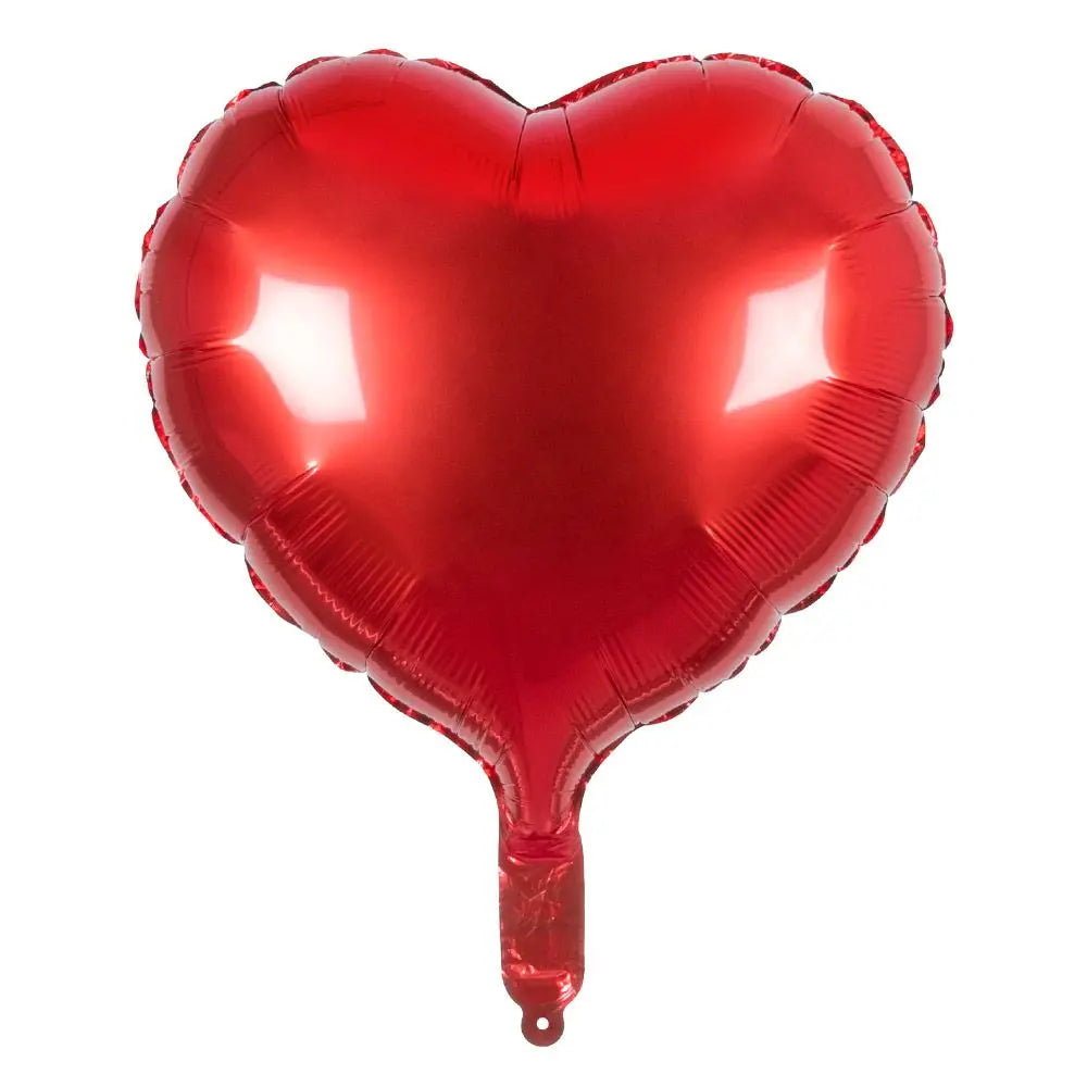 Ballon Alu Cœur Rouge - 40x45cm